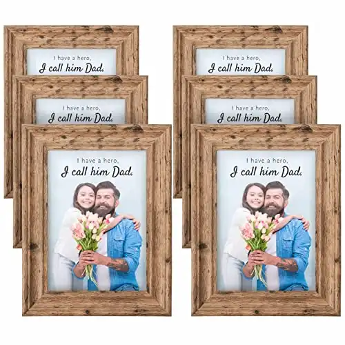 Set of 6 5x7 Picture Frames
