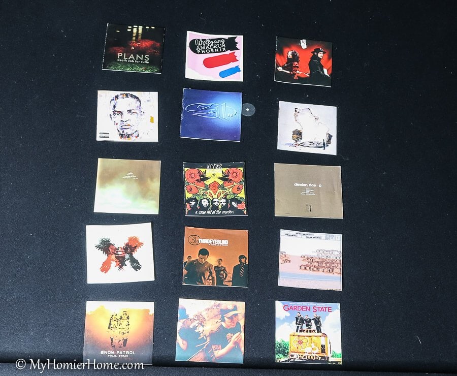 Walls: Each song as a CD cover