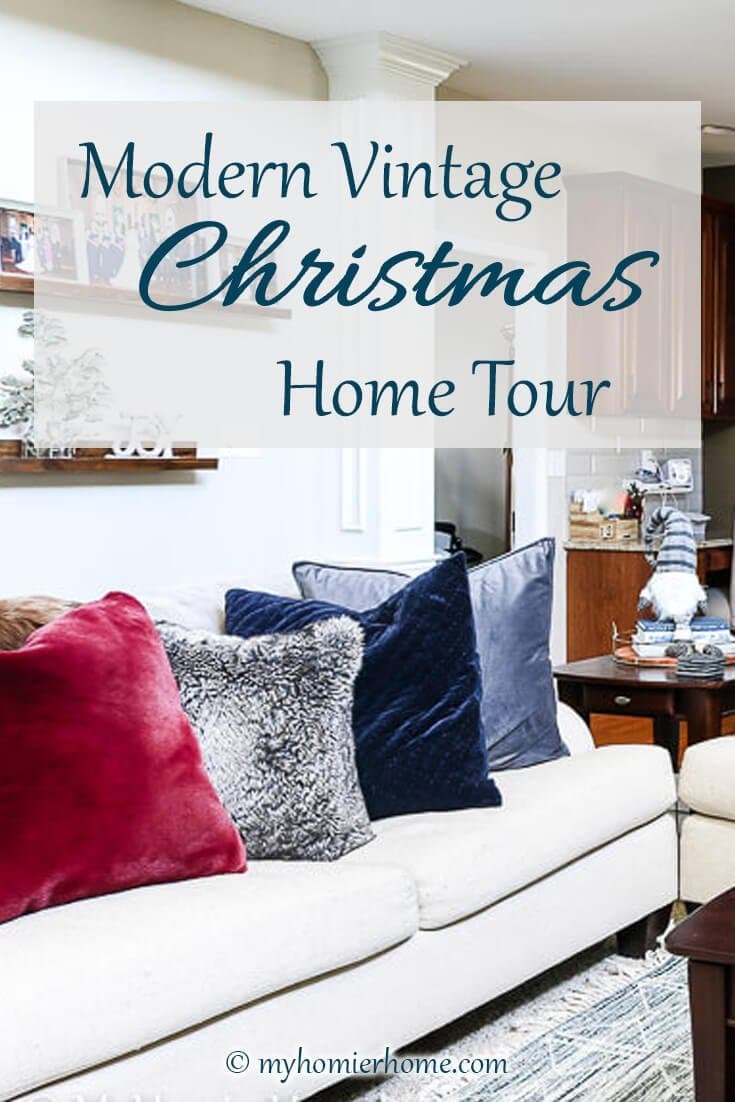 A Modern Vintage Christmas Home Tour in Classic Colors - Confident ...