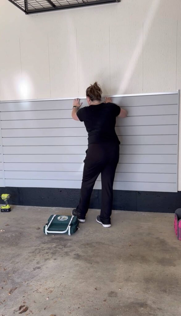 Garage Organization System snap in place