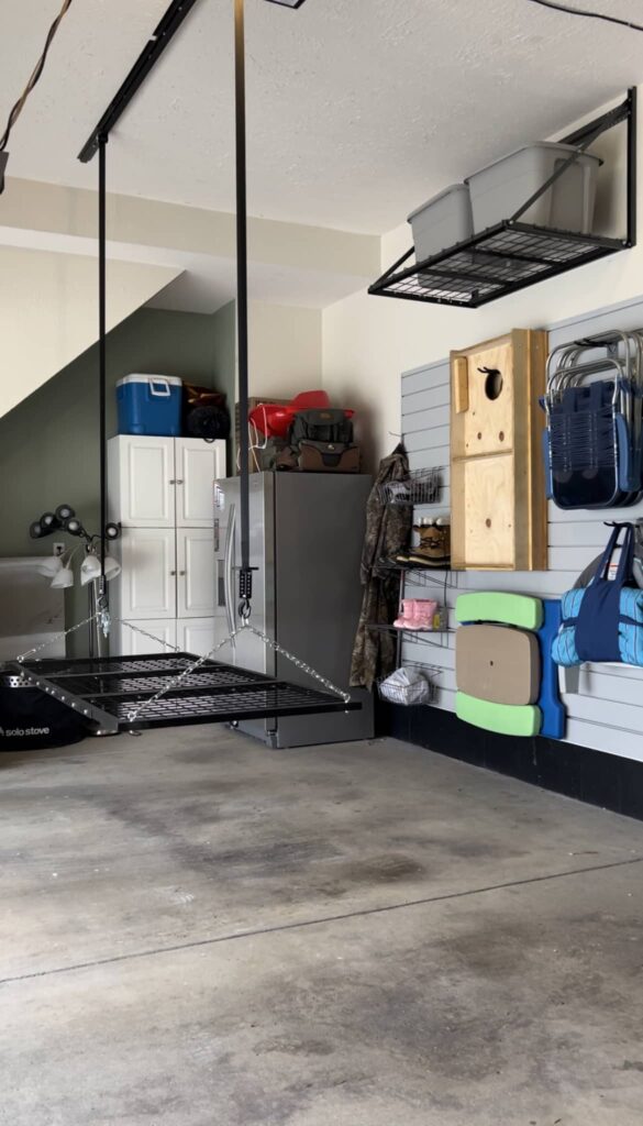 Diy garage ceiling storage lift sale