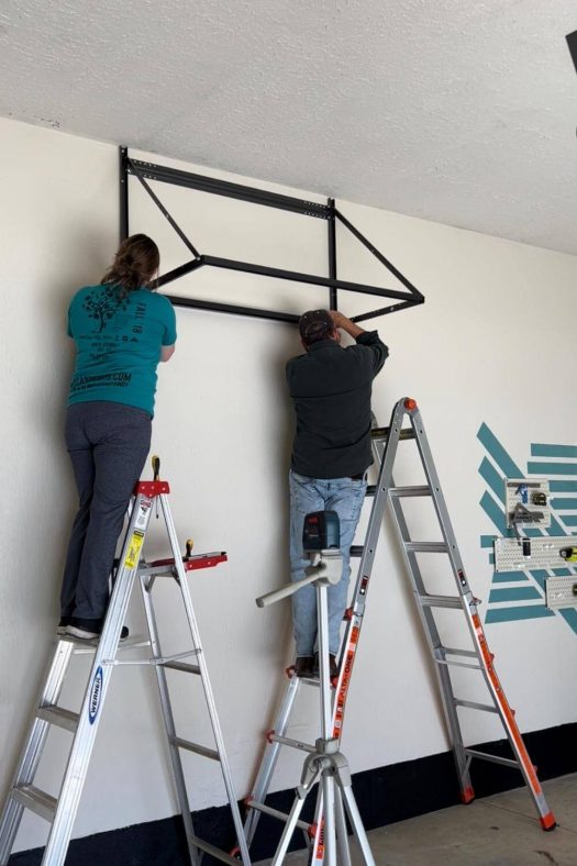 How to Install Garage Wall Shelves - Confident Decorating® Method for ...