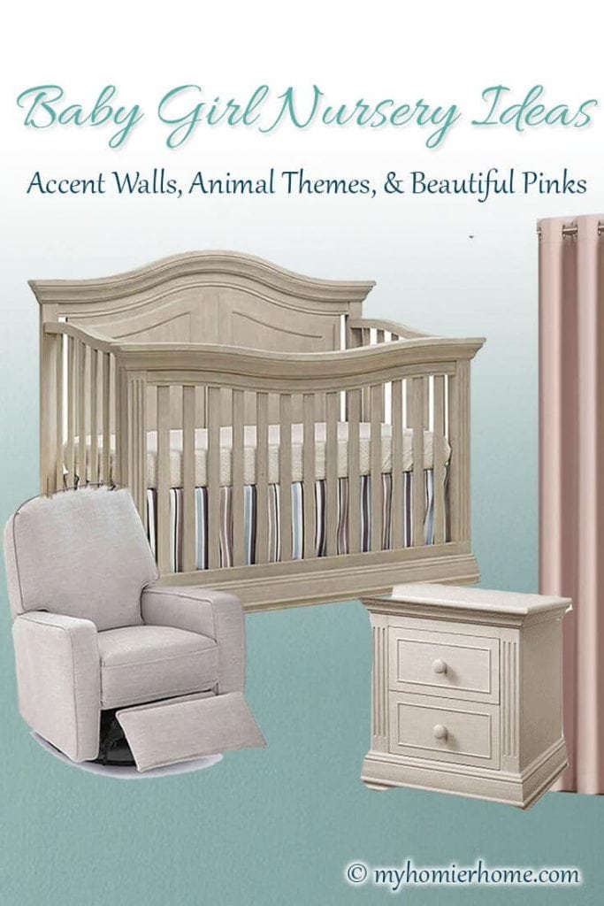 Looking for inspiration for your baby girl's nursery? I've been scouring the internet for all the baby girl nursery ideas to share with you. Check it out what I landed on to inspire my baby girl's nursery! #babygirlnursery #nurseryinspiration #girlnurseryideas #nurseryideas