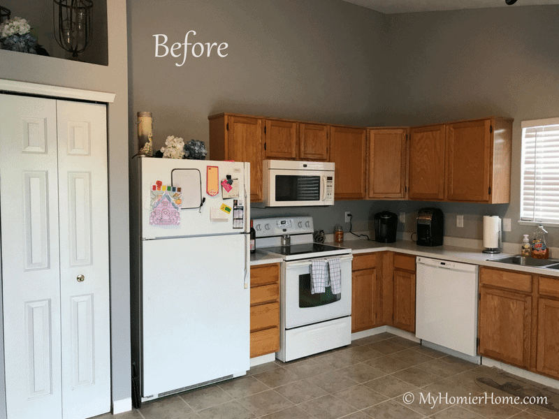 How To Paint Cabinets With Java Gel Stain My Homier Home