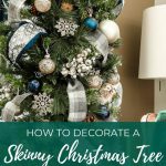 How to Decorate a Skinny Christmas Tree