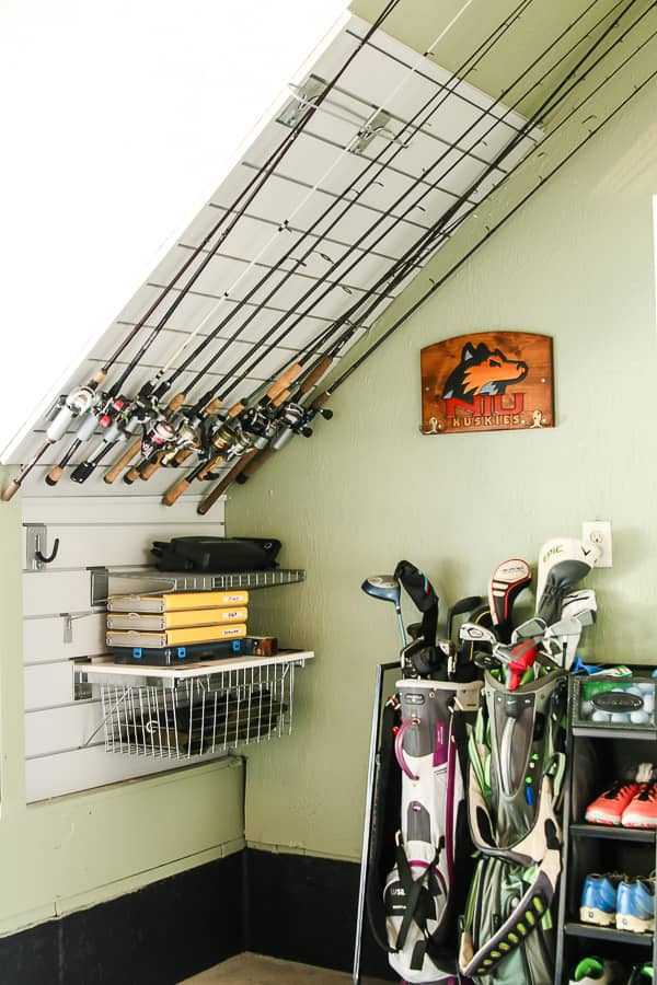 Garage/Warehouse/Shelves Fishing rod Organizer Stand Shop Display Holder  Rack