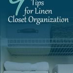 Things falling on you when you open your linen closet? Wondering what this stuff even is? Take back your closet by following my tips to get organized!
