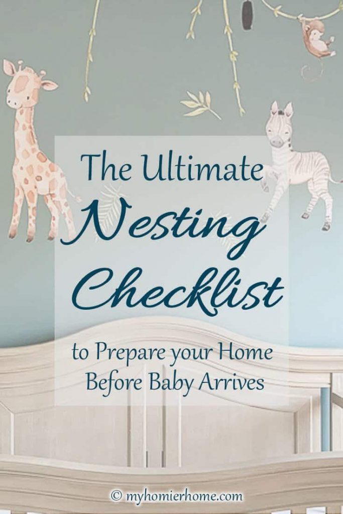 Looking to follow a focused list for your pre-baby nesting stage? We gotchu! There's nothing better than crossing things off the to-do list, so let's get to it!