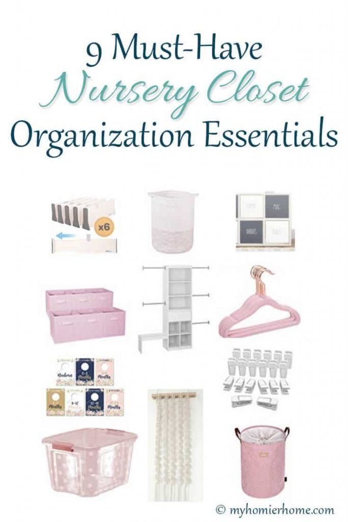 When your baby arrives you'll want to have some semblance of organization for your nursery closet. Here are my 9 must-haves to get it right.