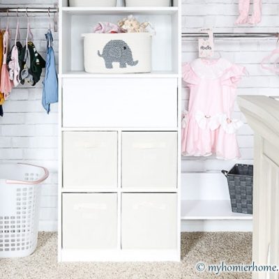 Baby Girl Nursery Closet Reveal
