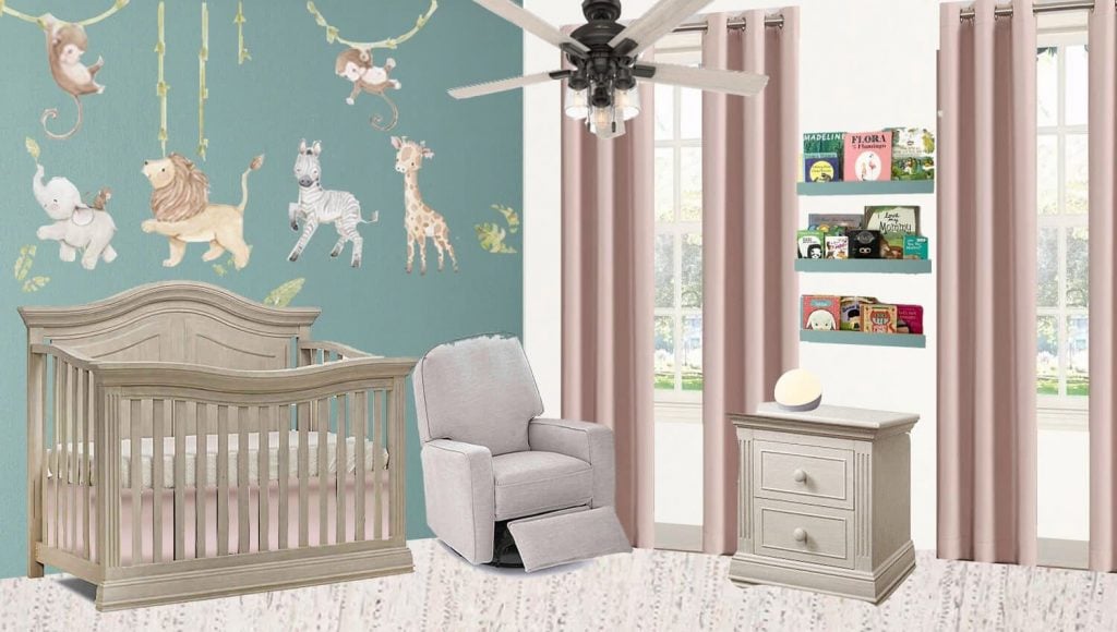 I have completed our baby girl's nursery mood board to share with you today along with the before photos. I can't wait to share the finished product with you in the next month. Come see what I have planned!