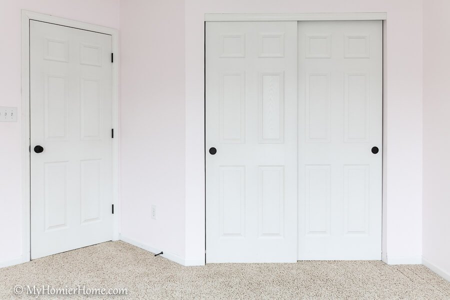 From dysfunctional to beautiful open concept closet, come check out the before & afters of our nursery closet reveal including notes on how we did it!