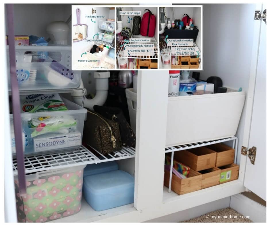 Organizing Under the Bathroom Sink - 5 Super Simple Steps