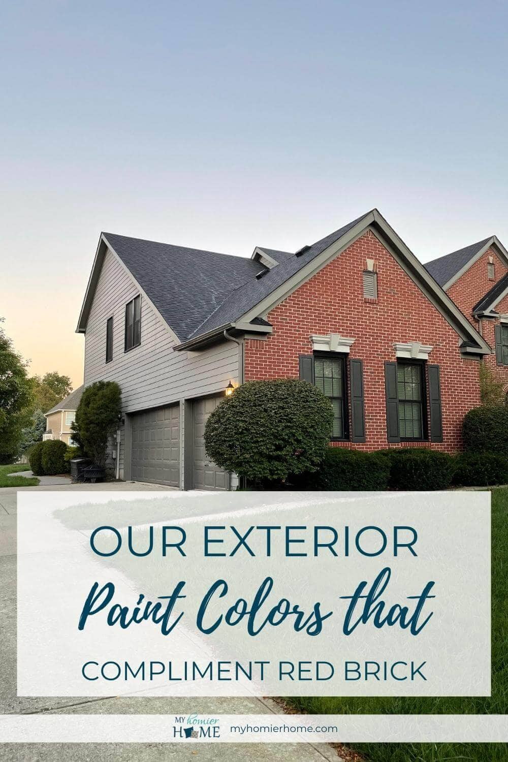 8 paint colors that complement red brick