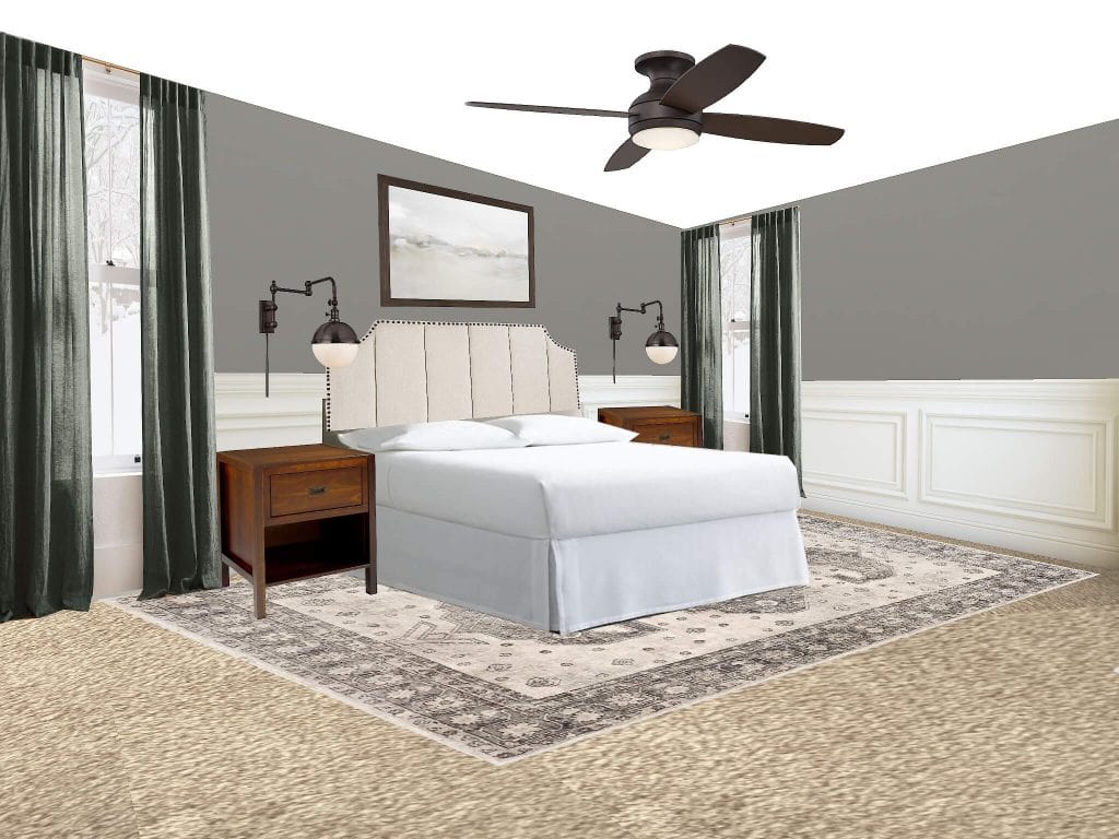 How to Place a Rug in a Bedroom