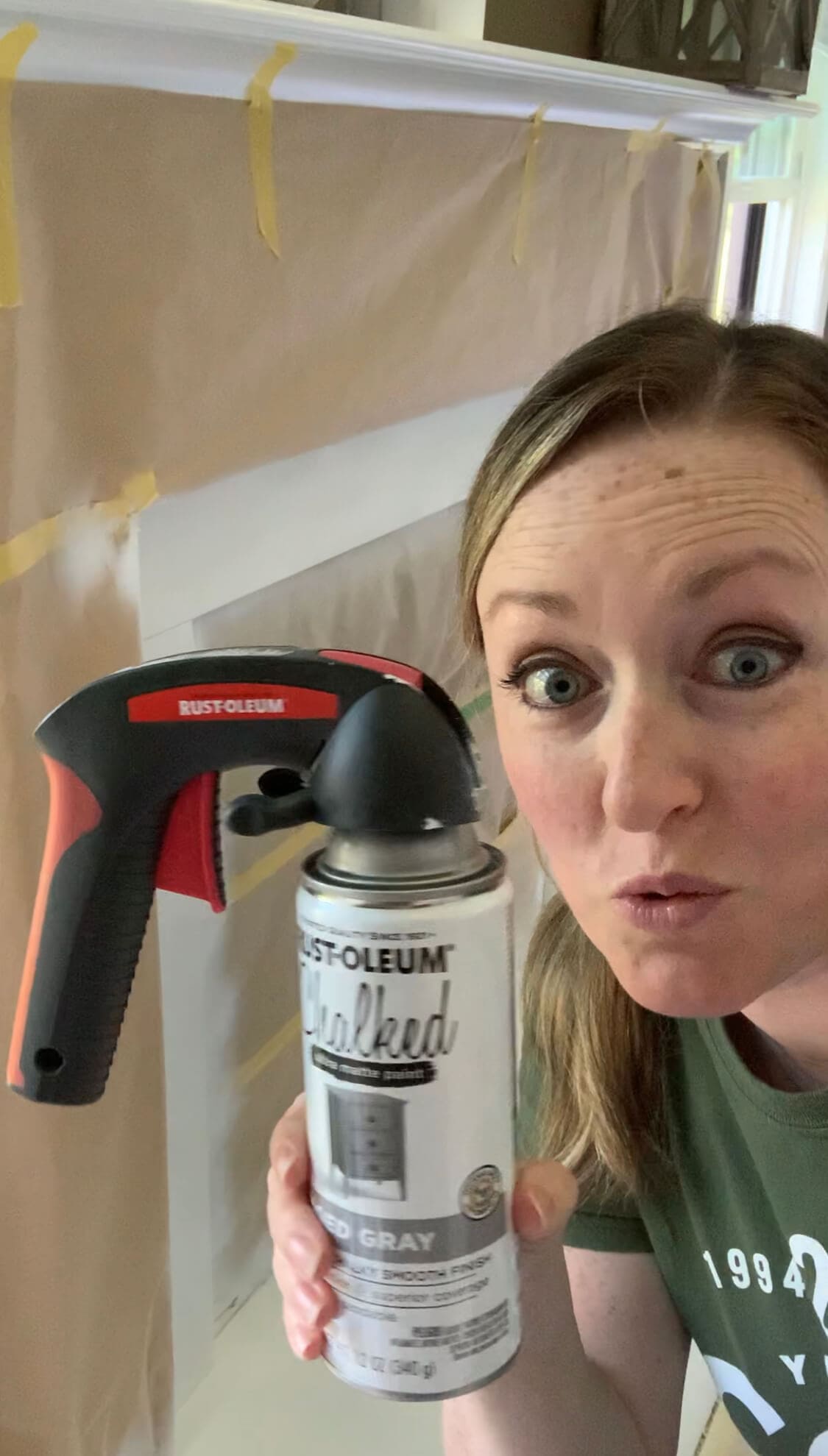 How to Spray Paint the Fireplace Surround My Homier Home