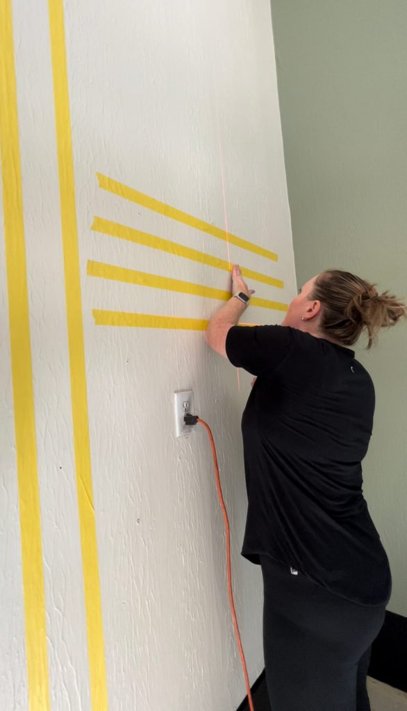 Use Frog Tape to Paint a Fun Accent Wall in Your Home