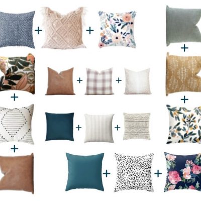 How to Mix and Match Throw Pillow Patterns
