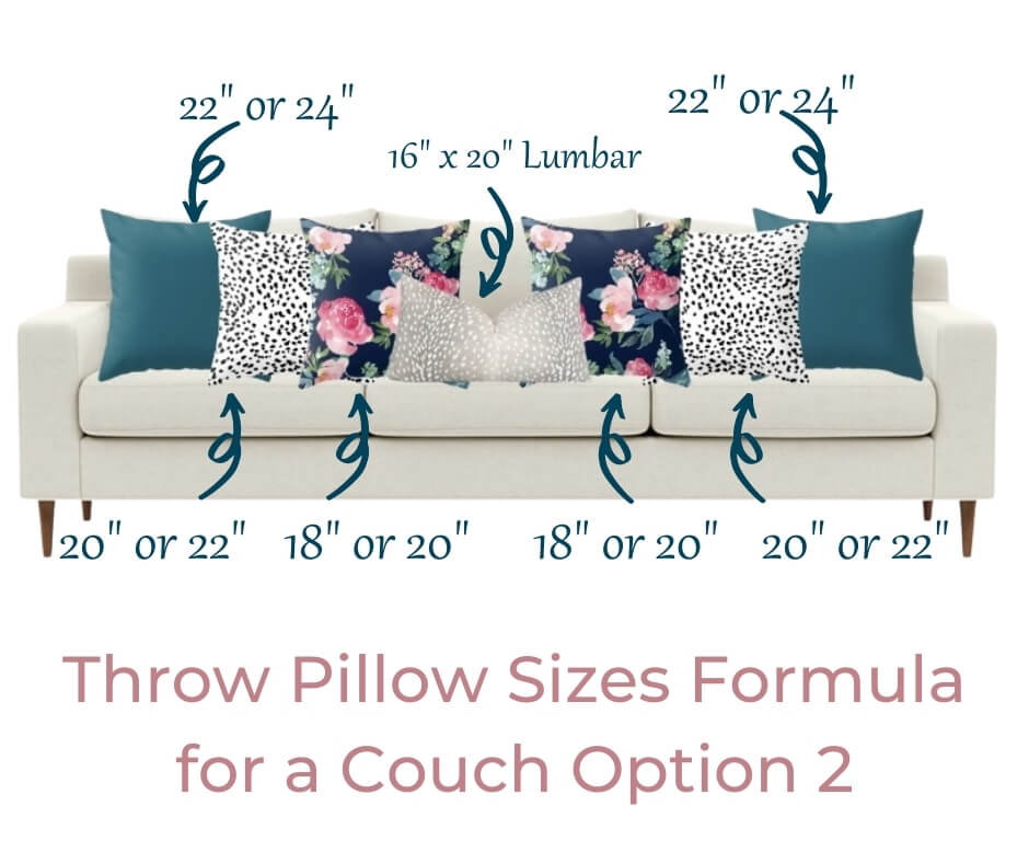 Decorative Pillow Size and Layering Guide for Sofas – Arianna Belle