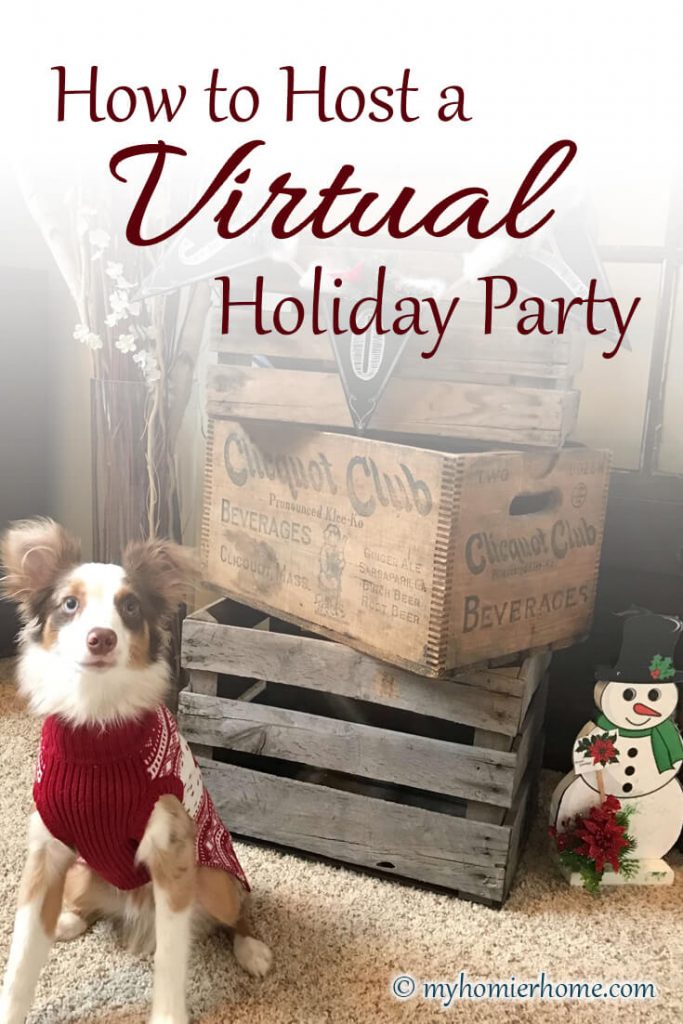 I rounded up some great ideas to host a virtual holiday party for all the friends and family you may not be able to see this Christmas. 